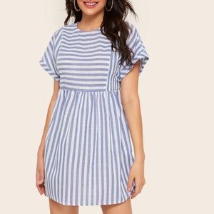 striped babydoll dress